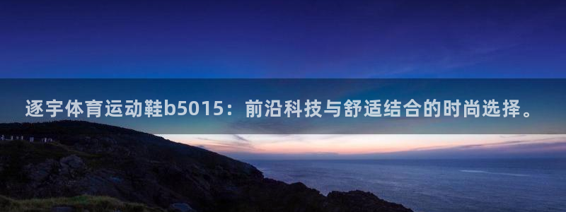 3377体育官网入口下载最新：逐宇体育运动鞋b5015：前沿科技与舒适结合的时尚选择。